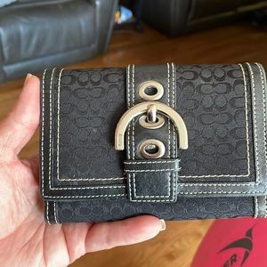 Coach black wallet